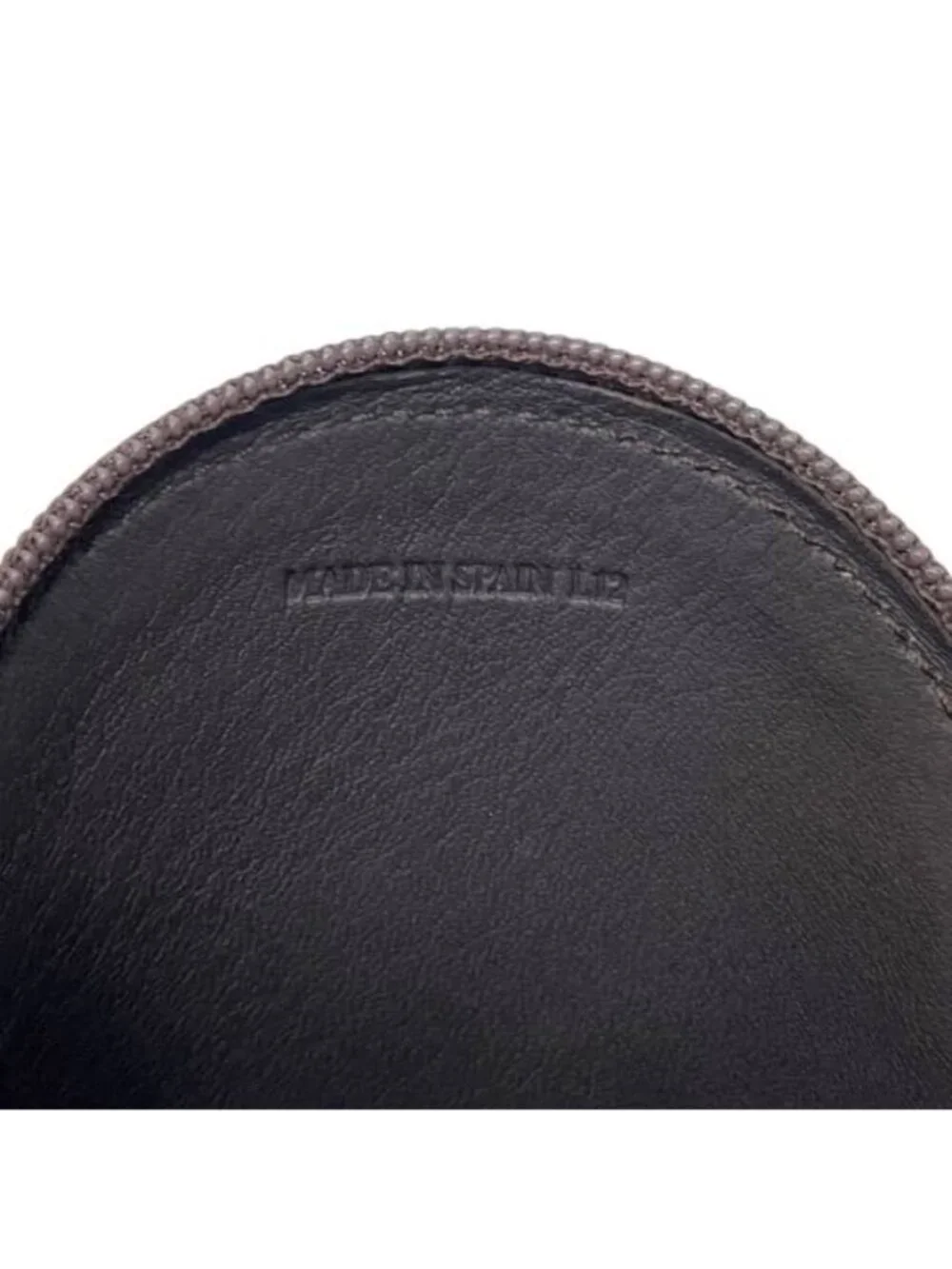 Loewe Coin Case Brown Anagram Purse Leather Suede 12 Logo Mini